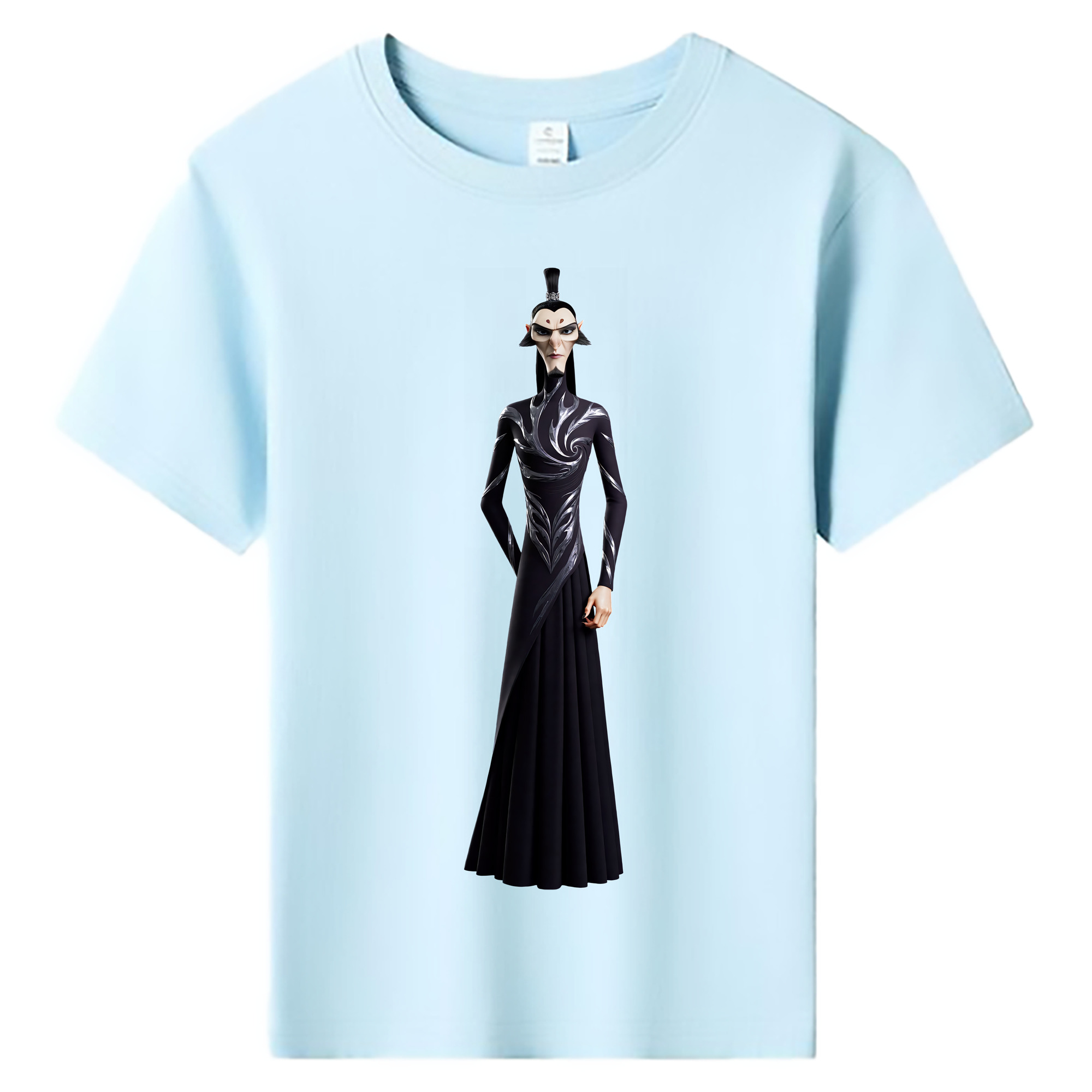（画像用） Ne Zha 2 ナタ 魔童の大暴れ 綿100％キッズTシャツ（フロントプリント）